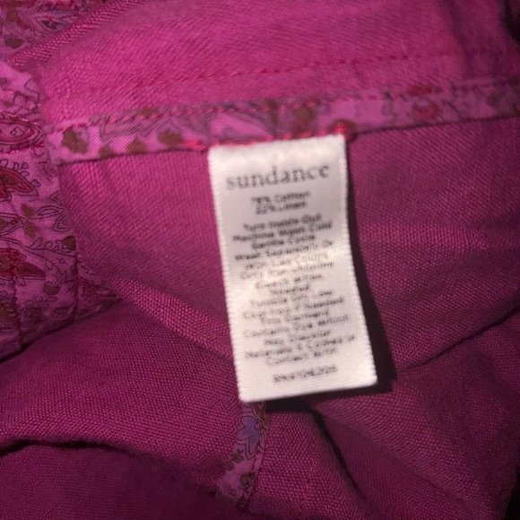 Sundance Living Bryce Blazer check linen - Picture 5 of 7